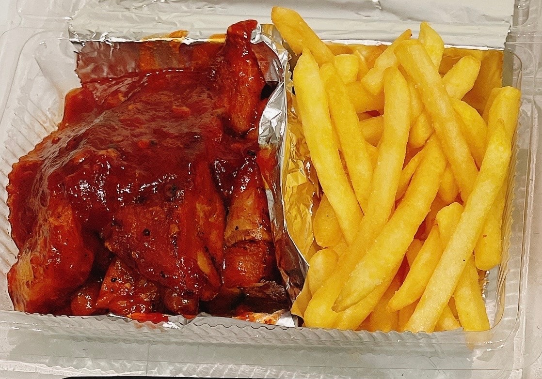 Hình ảnh Sườn nướng BBQ (8 miếng) kèm khoai tây