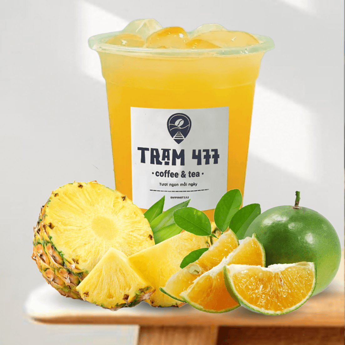 Hình ảnh Nước Ép Mix (Thơm + Cam)