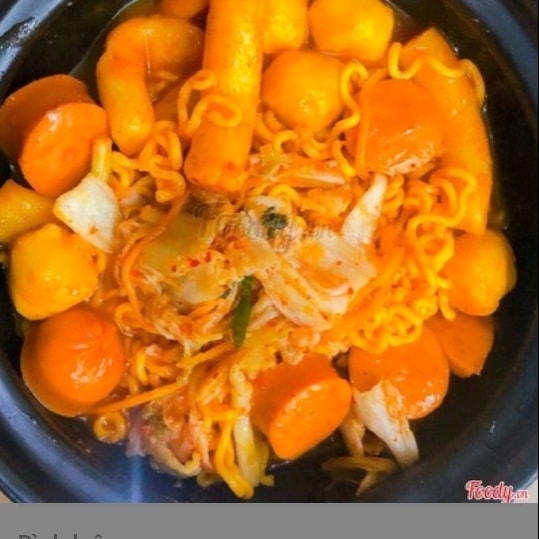 Hình ảnh tokbokki xúc xích