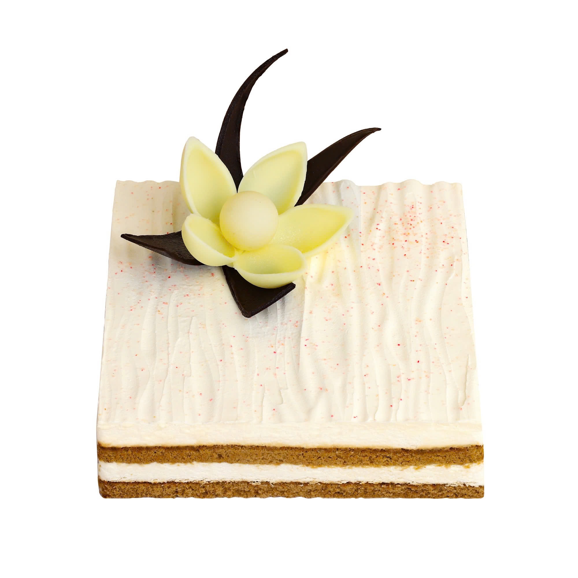 Hình ảnh Bánh Mousse Cà Phê Muối Hồng Himalaya - Hymalayan Pink Salt Coffee Cake ( 16x5cm - Vuông)
