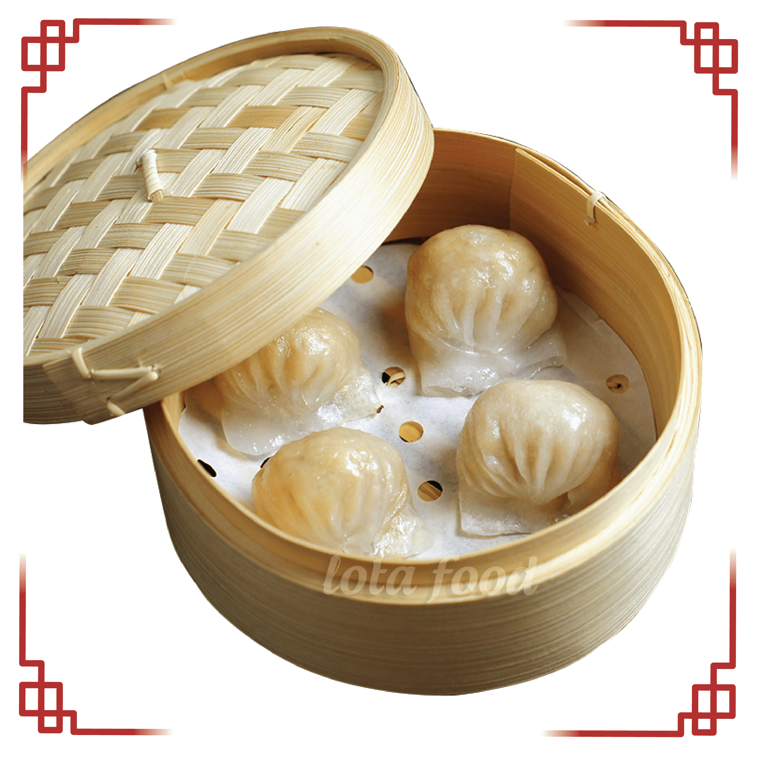Hình ảnh Há cảo tôm thịt lộc phát - Lucky shrimp - pork haukau - 4 pcs