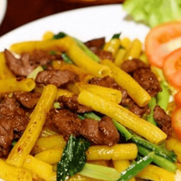 Hình ảnh Nui xào bò