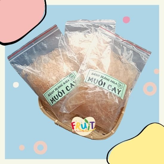 Hình ảnh Bánh tráng muối cay