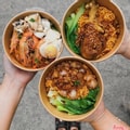 Hình ảnh Mì trộn phá lấu - soup bò viên