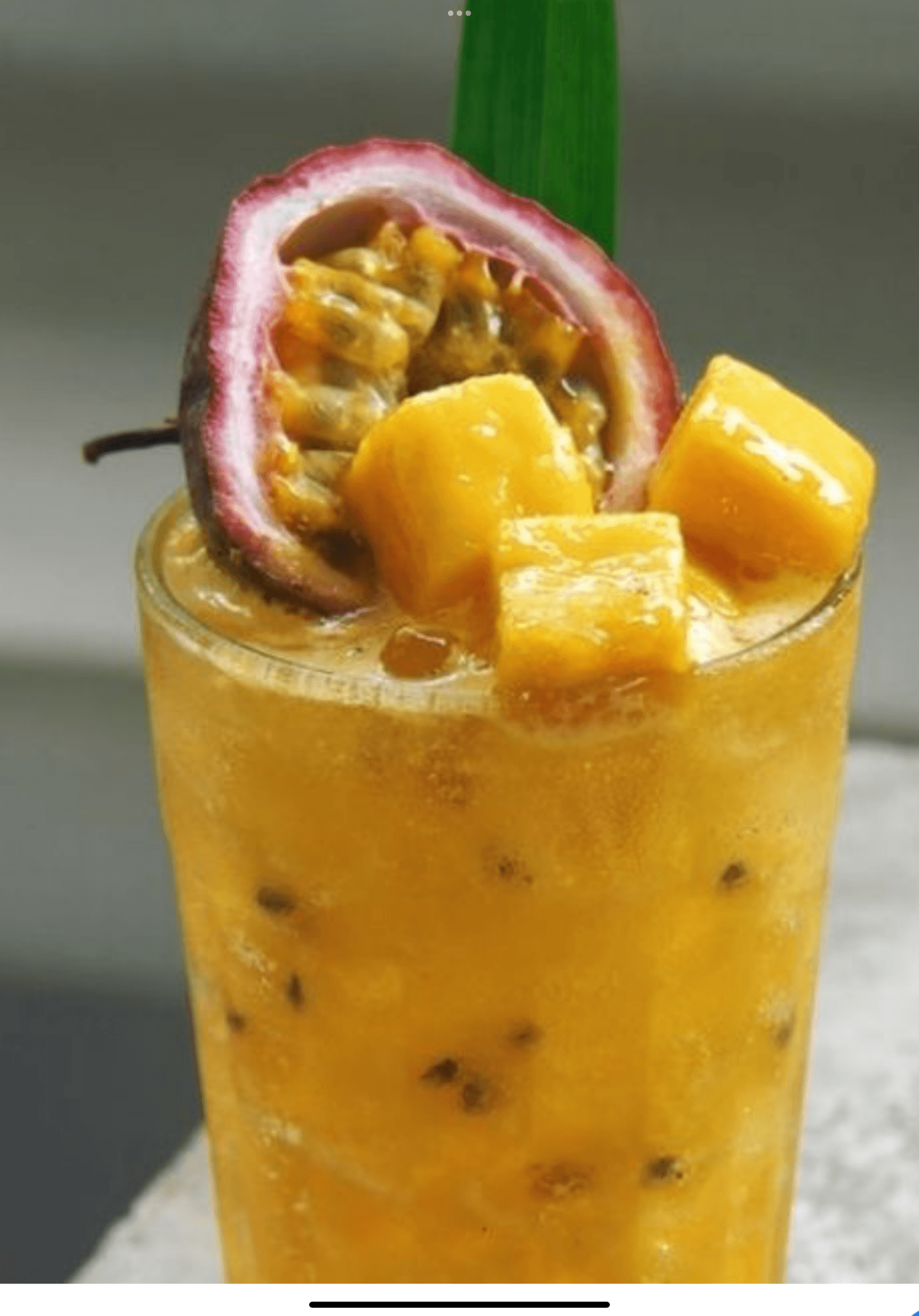 Hình ảnh trà xoài chanh dây 
