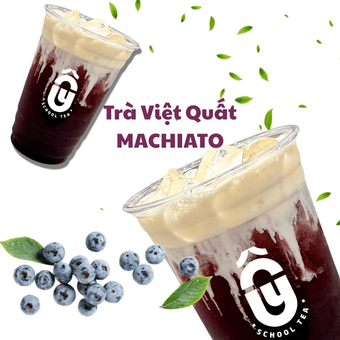 Hình ảnh Trà Việt Quất Machiato