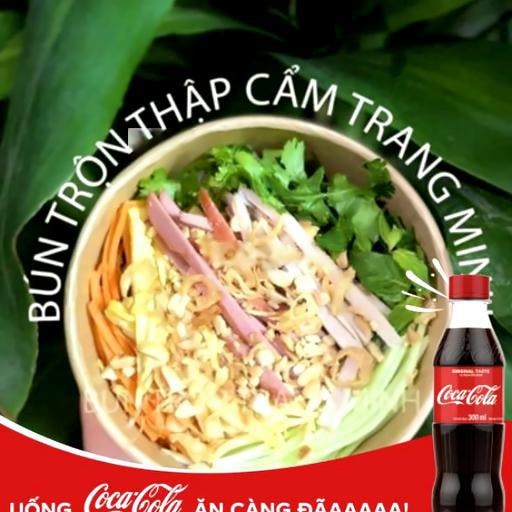 Hình ảnh Bún Trộn Thập Cẩm kèm Coca