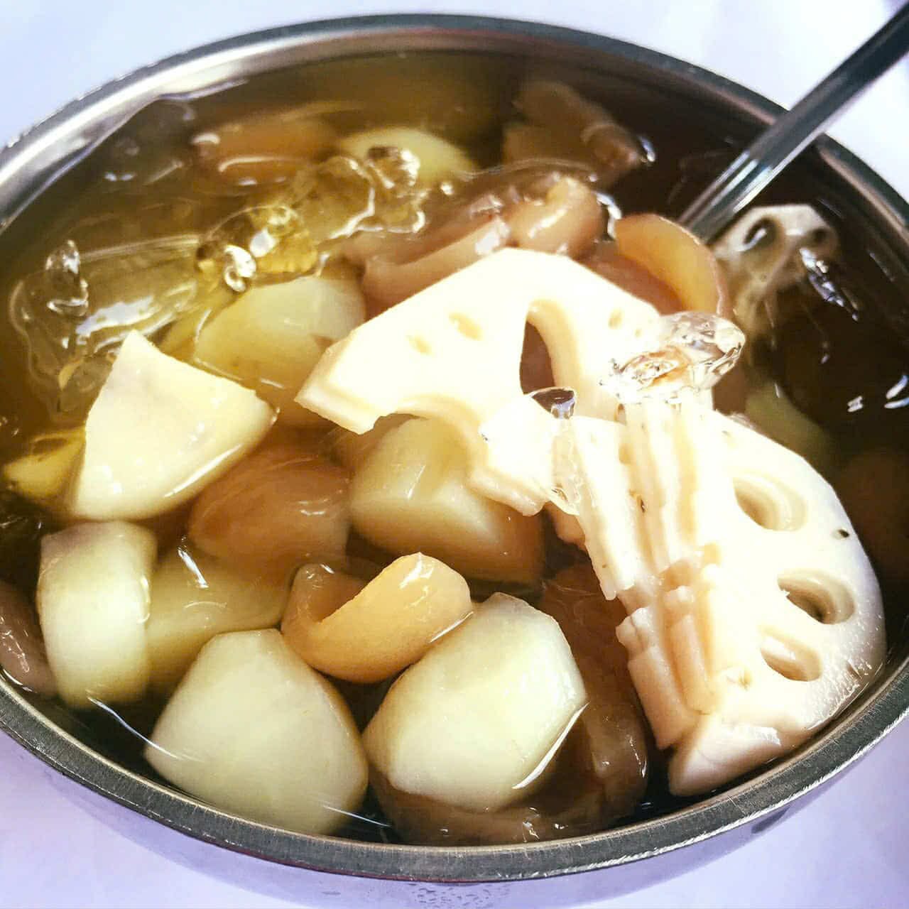 Hình ảnh Củ năng củ sen nhãn vàng