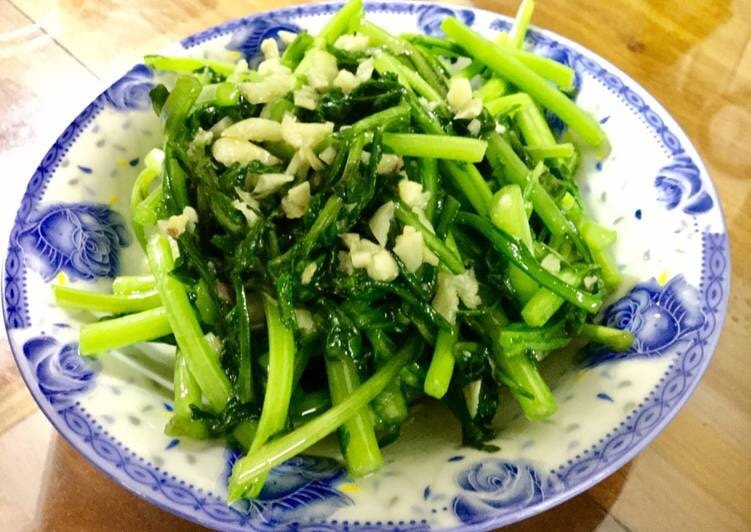 Hình ảnh cải xào tỏi 