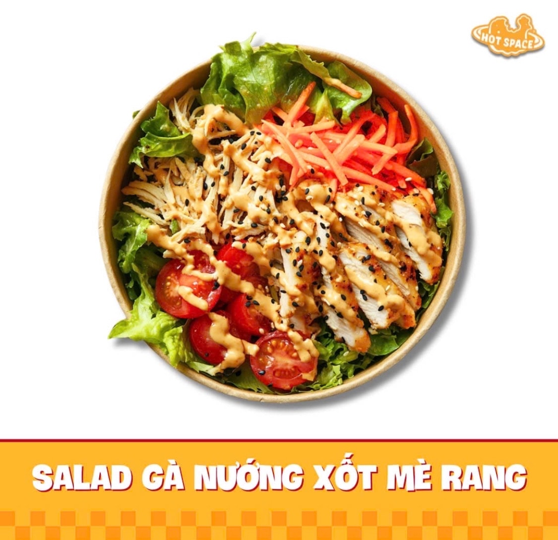 Hình ảnh Salad ức gà xốt mè rang