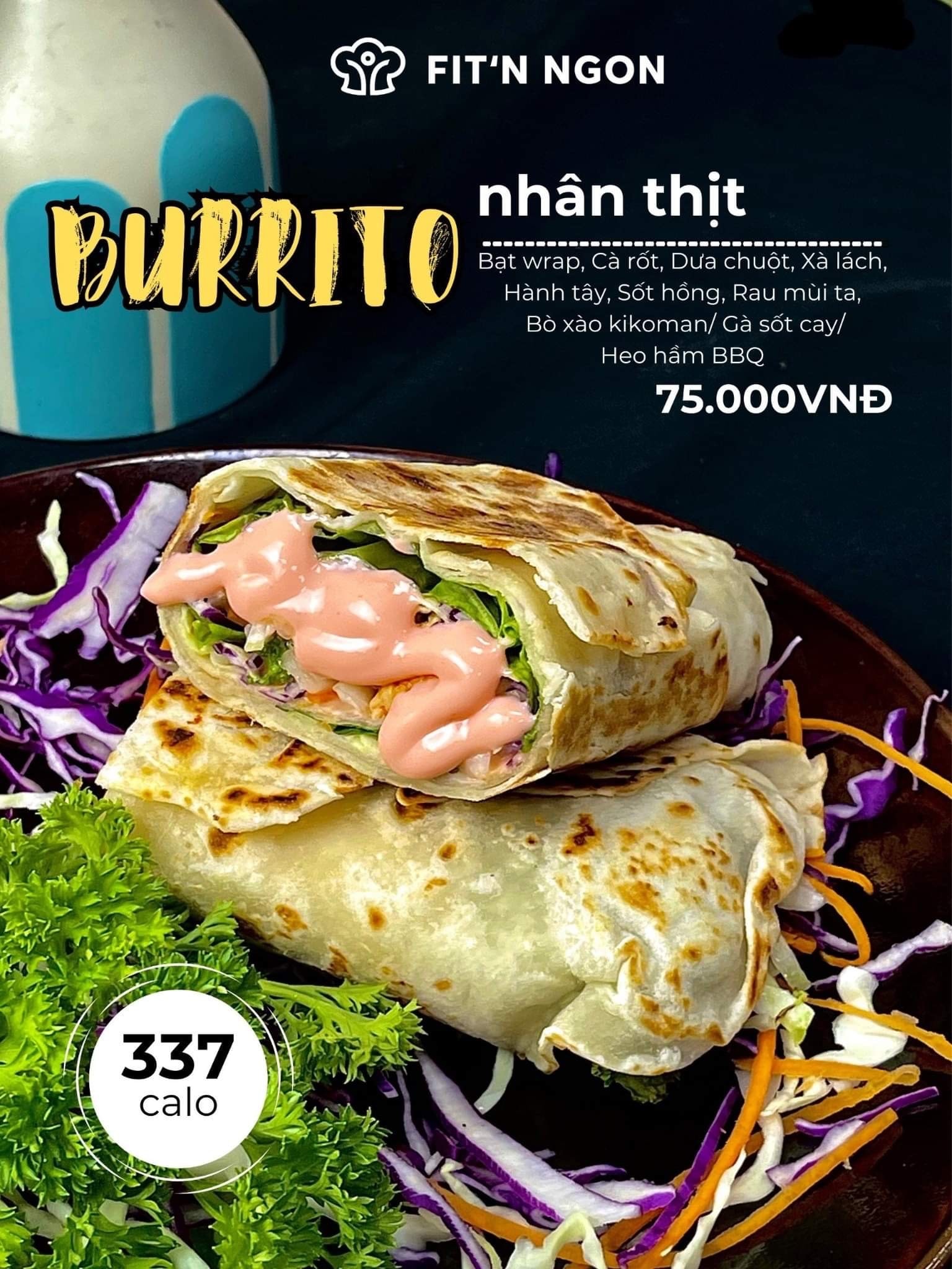 Hình ảnh Burrito Bò Xào Kikoman