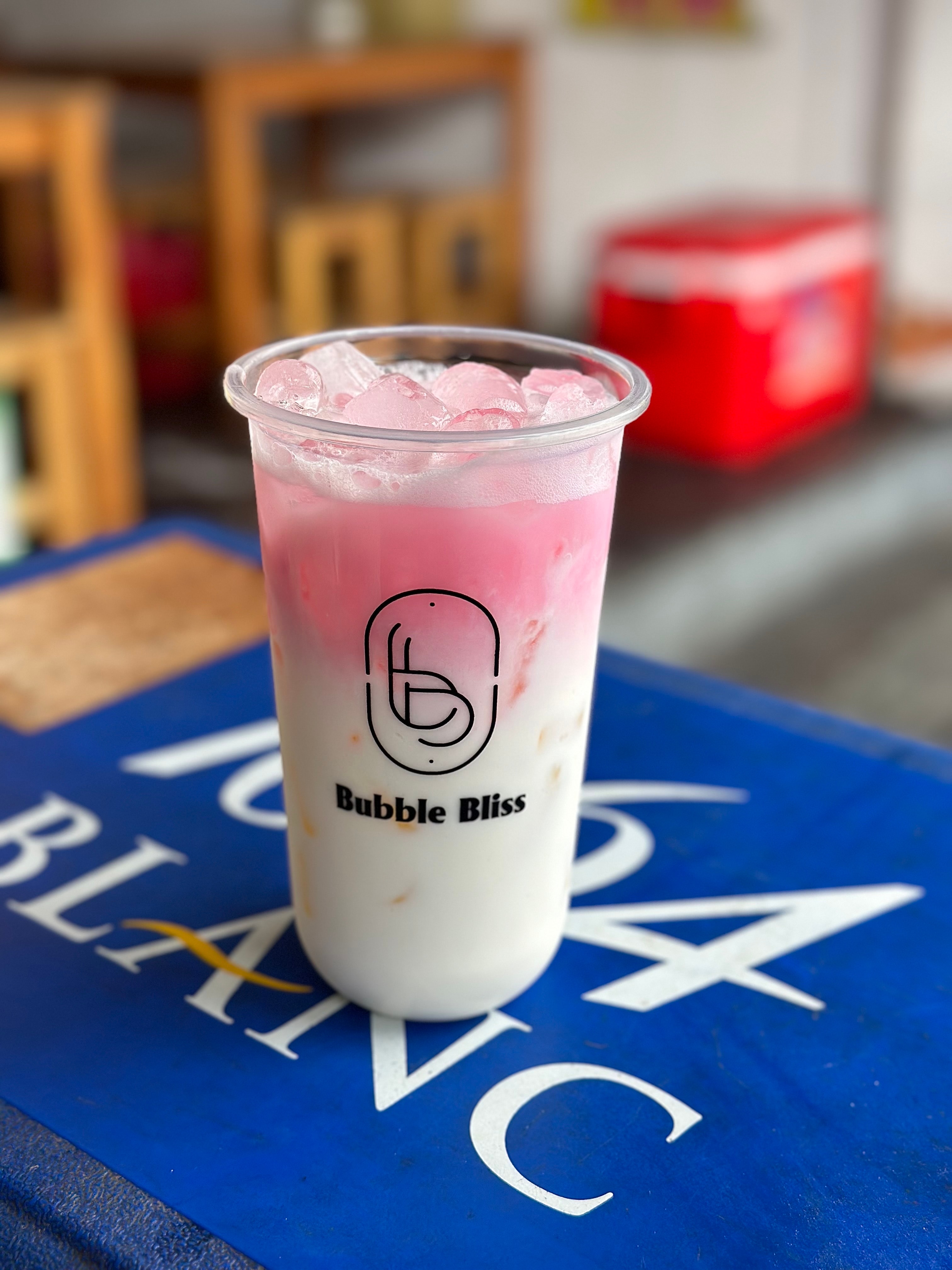 Hình ảnh Latte hoa anh đào
