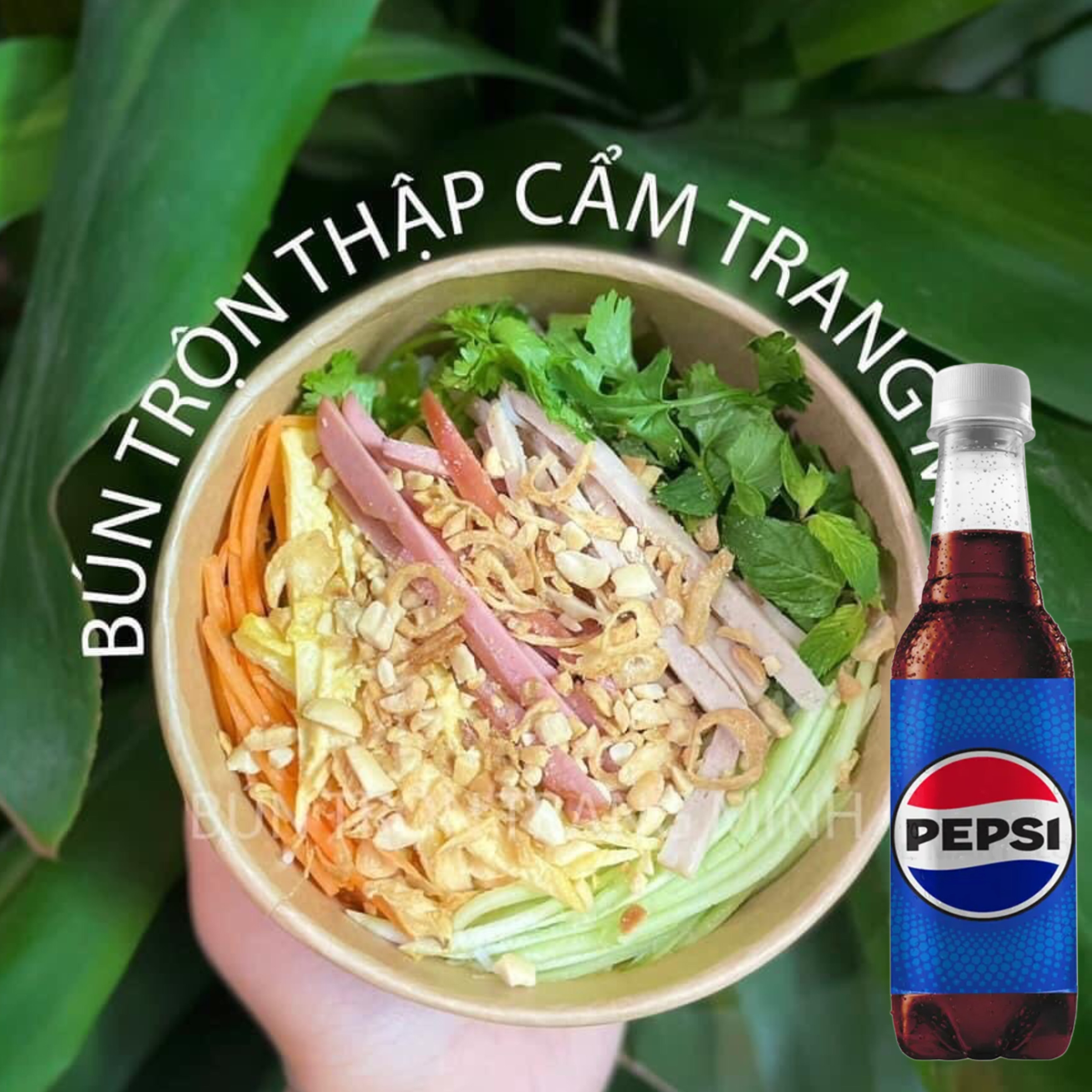 Hình ảnh 1 Bún Trộn Thập Cẩm + 1 pepsi 