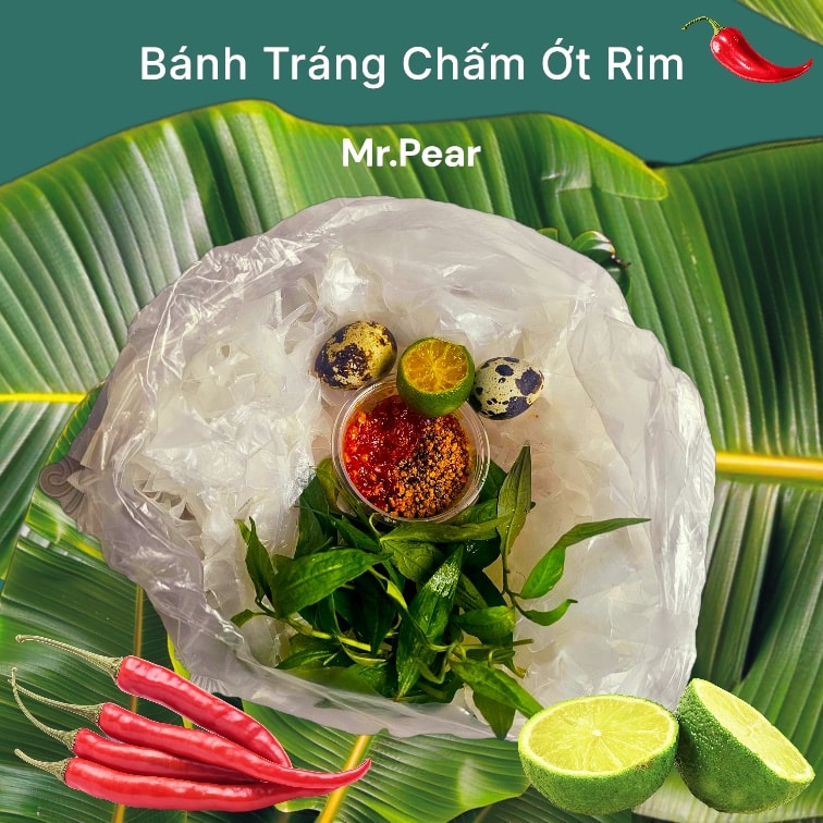 Hình ảnh Bánh Tráng Chấm Ớt Rim (Cay)