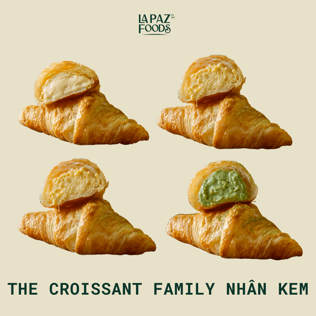 Hình ảnh The Croissant Family nhân kem 