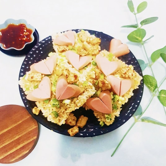 Hình ảnh Cơm Cháy Xúc Xích Heo