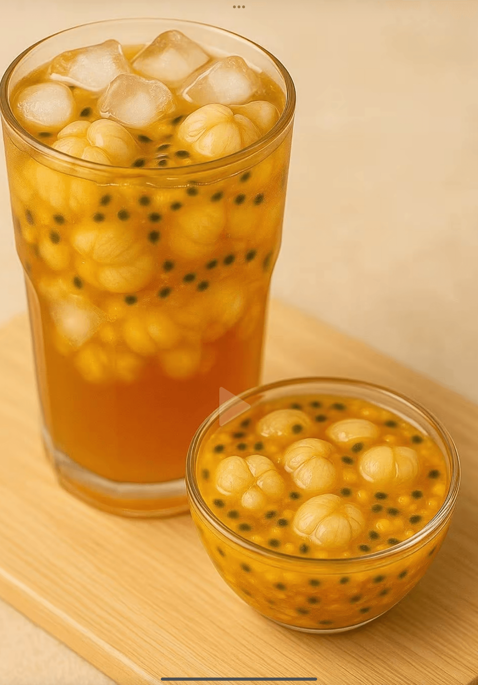 Hình ảnh trà măng cụt chanh dây 