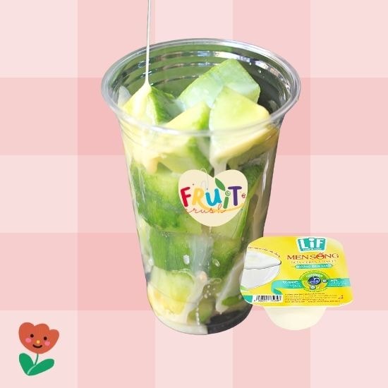 Hình ảnh Dưa Gang Dầm Sữa Chua