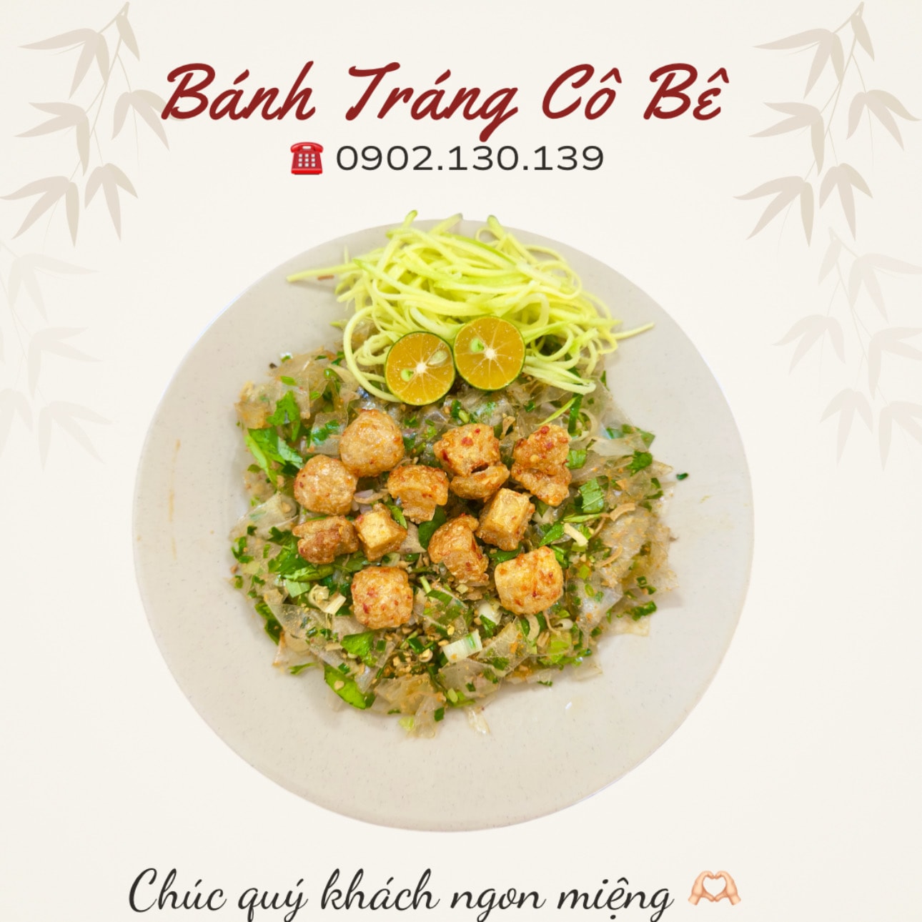 Hình ảnh Bánh Tráng Phơi Sương Mỡ Hành Tóp Mỡ (size vừa)