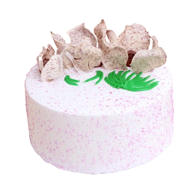 Hình ảnh Bánh Kem Nhân Khoai Môn Tròn - Taro Cake (20cm - Tròn)