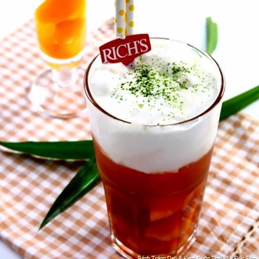 Hình ảnh Hồng trà xoài bọt sữa