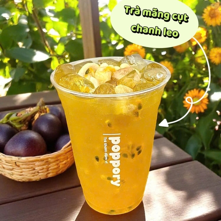Hình ảnh Trà Măng Cụt Chanh Leo
