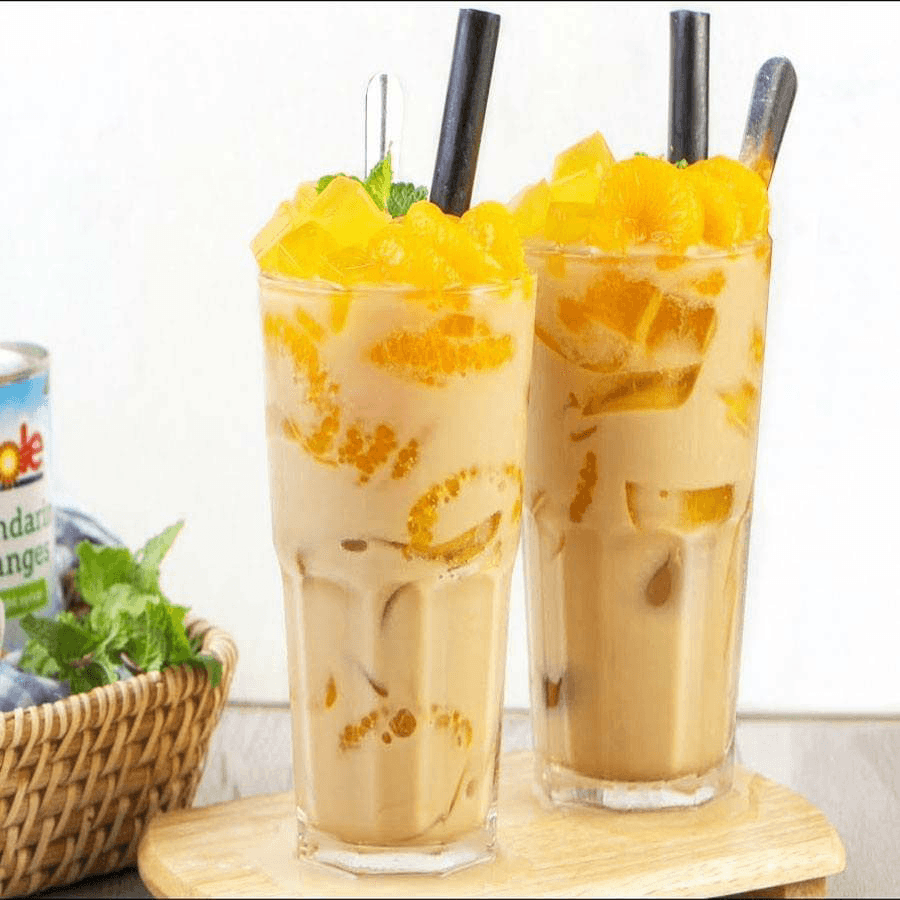 Hình ảnh Trà đào sữa