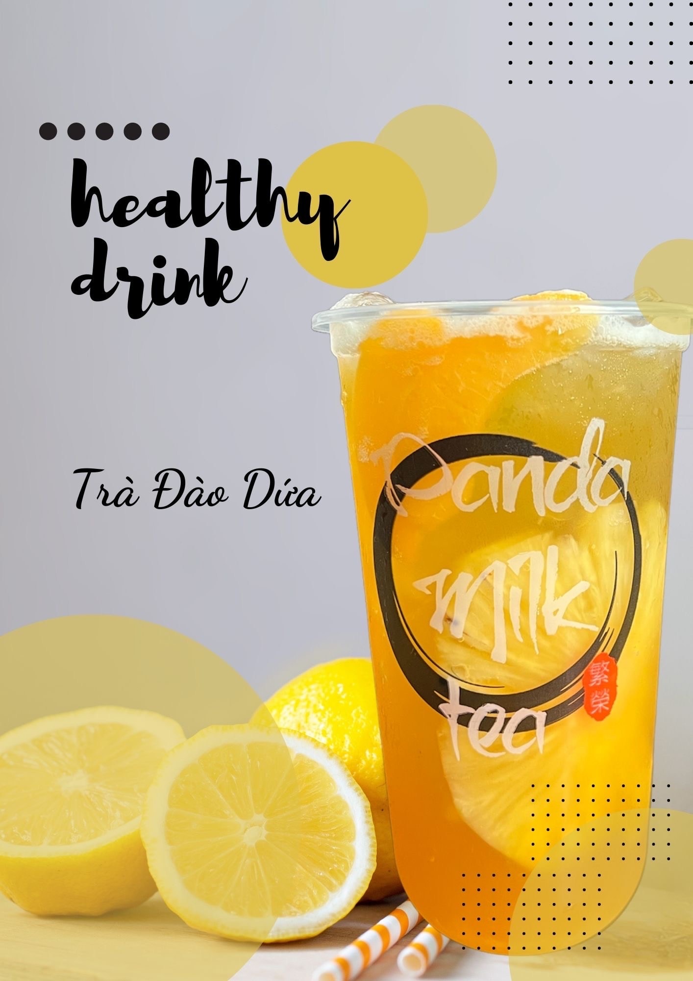 Hình ảnh trà đào dứa