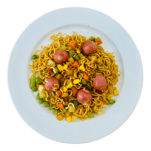 Hình ảnh Mì trộn indomie hồ lô