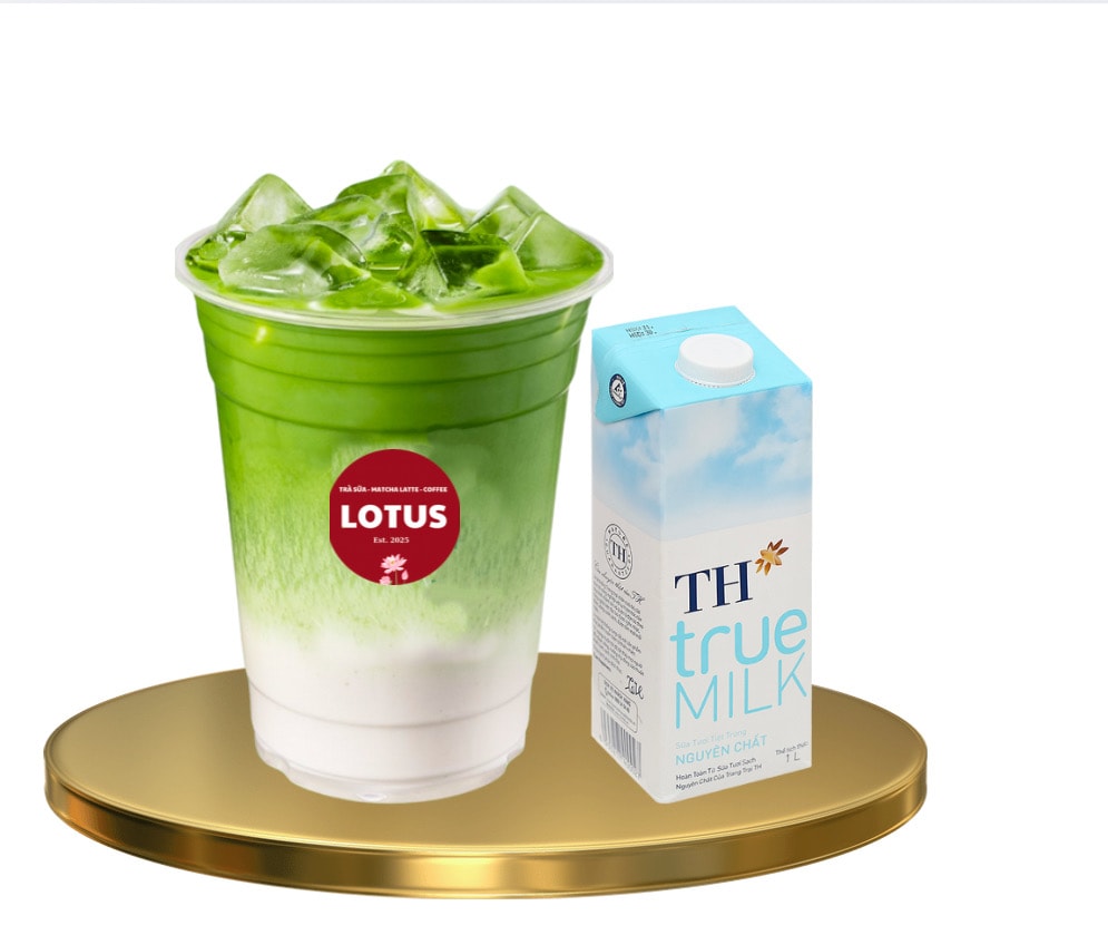 Hình ảnh Matcha latte nguyên bản