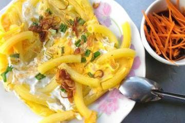 Hình ảnh Nui Xào Trứng + ốp la