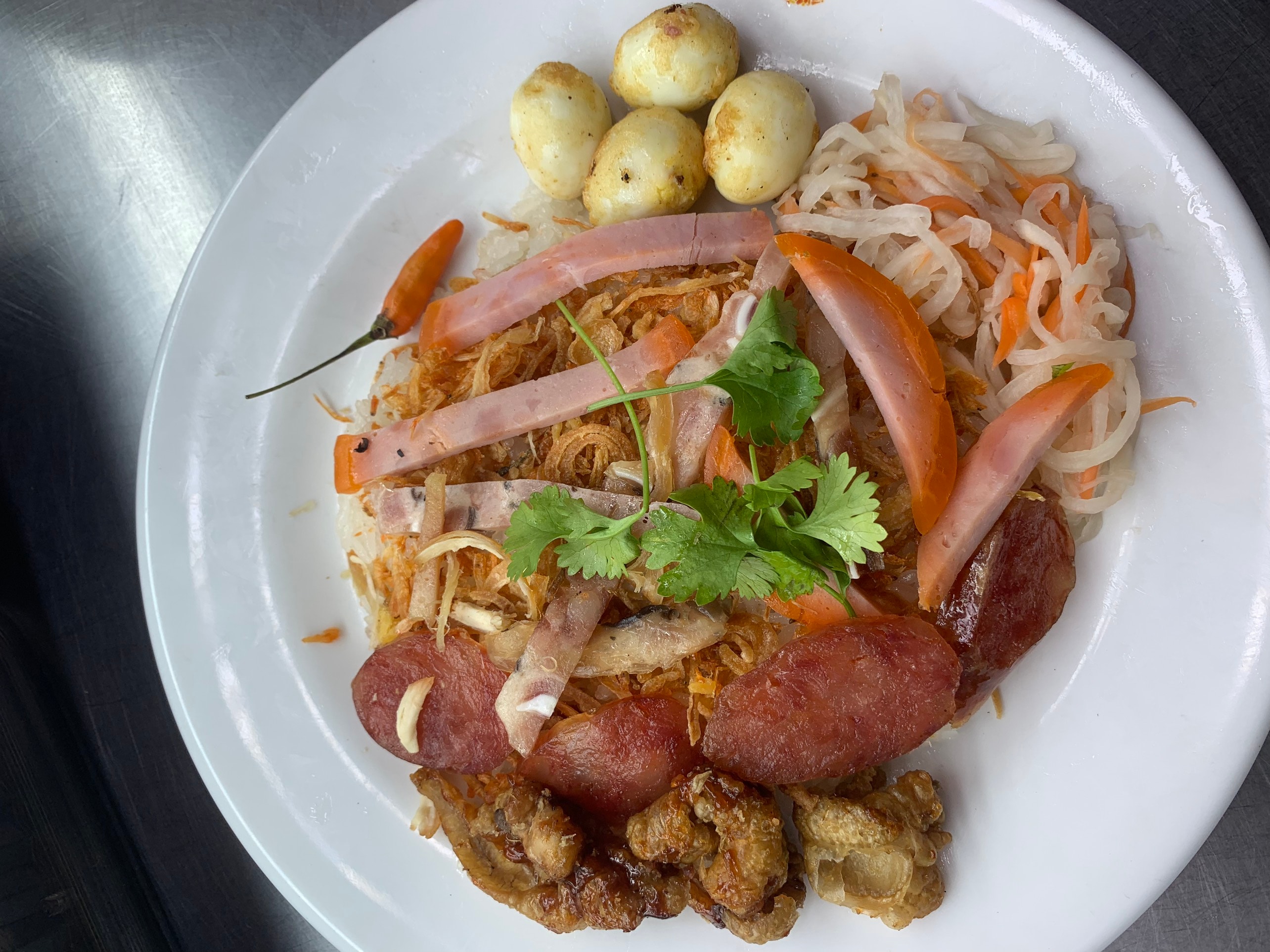 Hình ảnh xôi mặn đặc biệt 