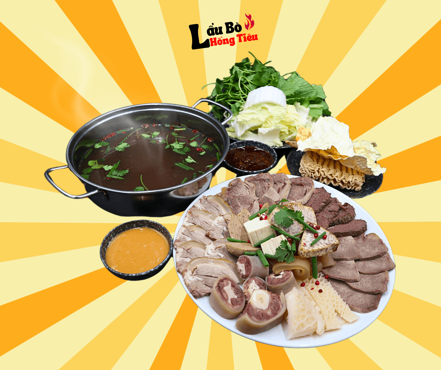 Hình ảnh Lẩu Bò Hồng Tiêu Thập Cẩm