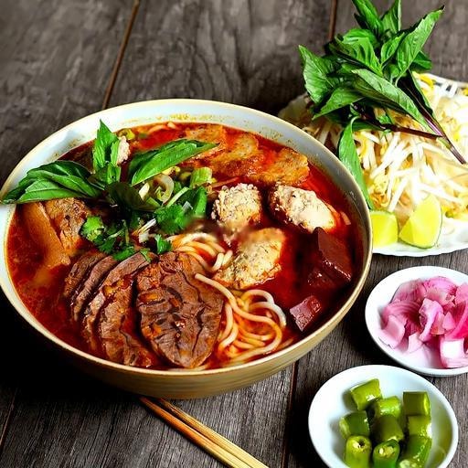 Hình ảnh Bún bò huế thường - 01 pepsi