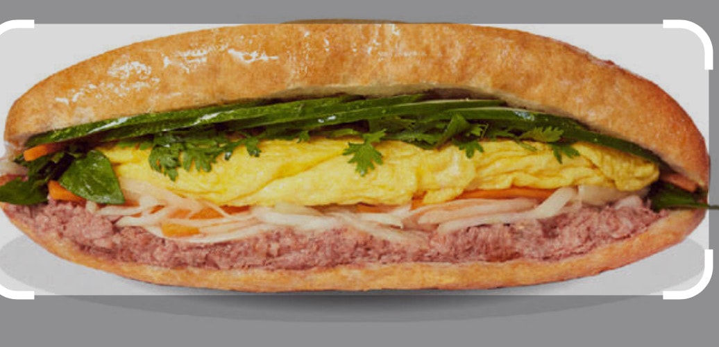Hình ảnh bánh mì trứng ruốc 