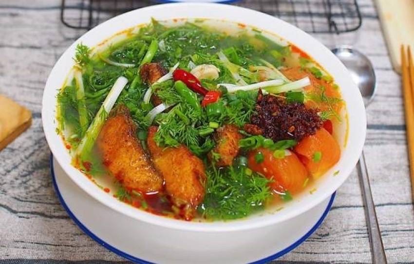 Hình ảnh bún cá chấm