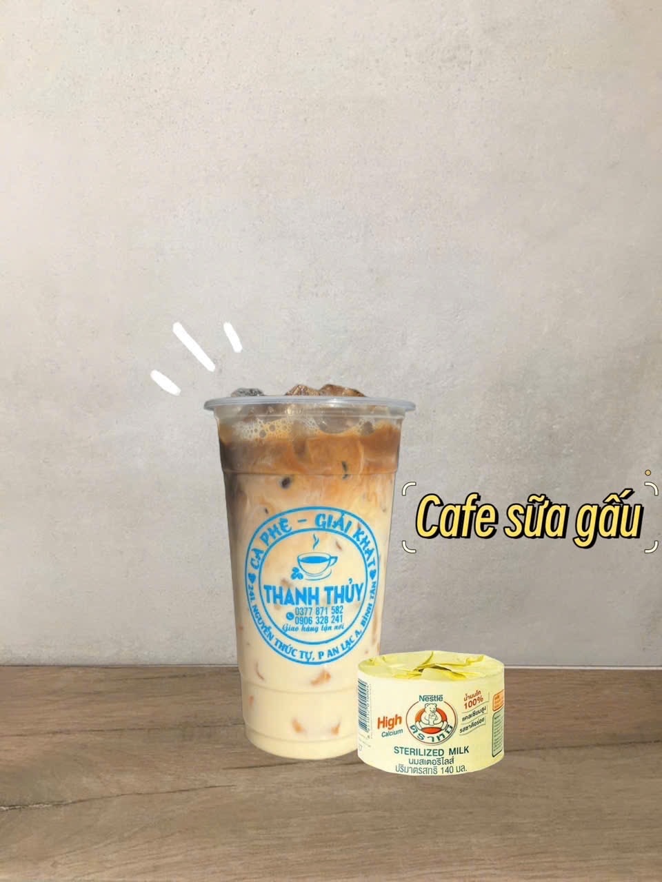 Hình ảnh Cafe sữa gấu