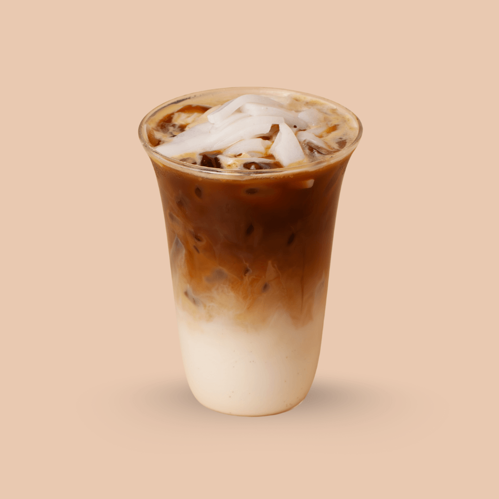 Hình ảnh Cà phê latte dừa non