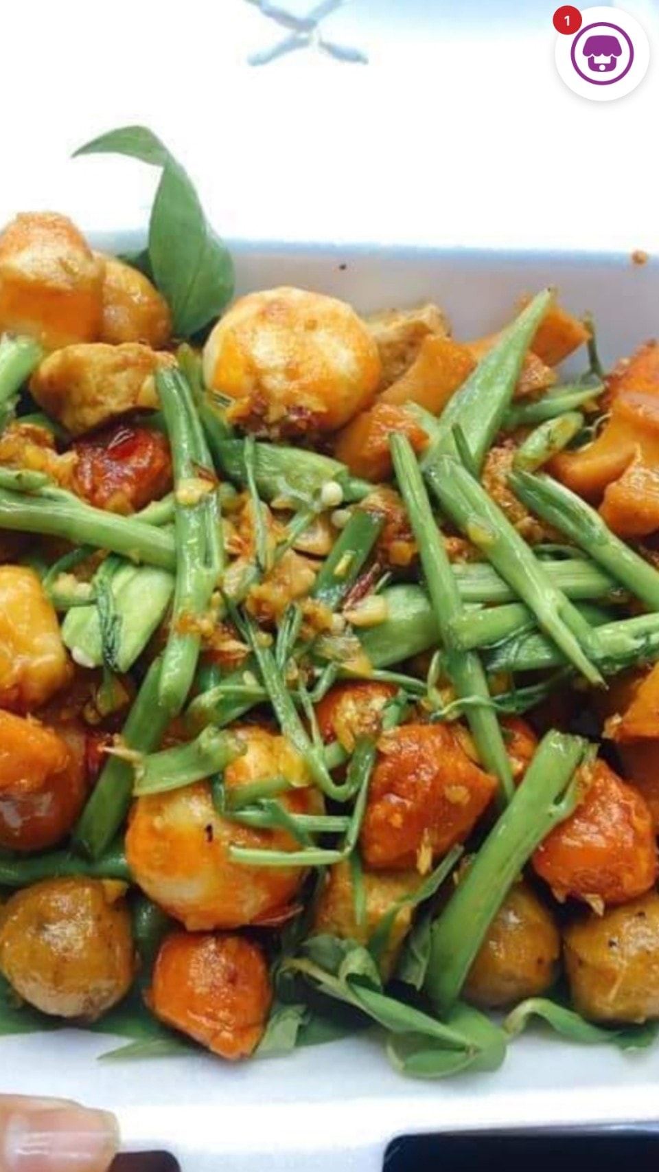 Hình ảnh Combo cá viên chiên nhỏ sốt me cay