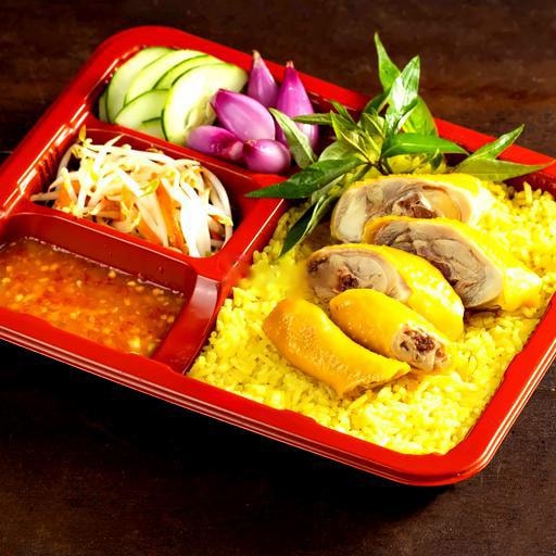 Hình ảnh Cơm gà đùi xé