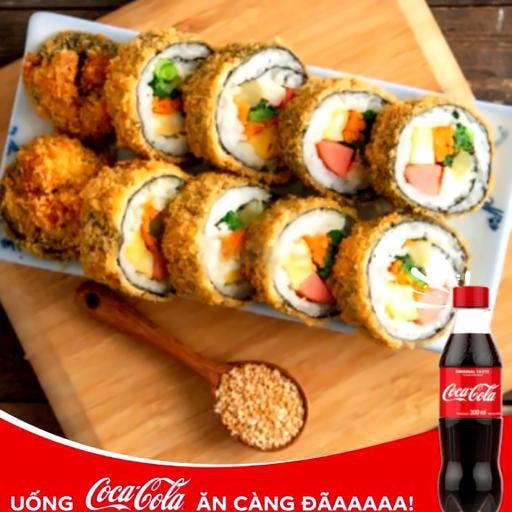 Hình ảnh Combo kimbap chiên - coca