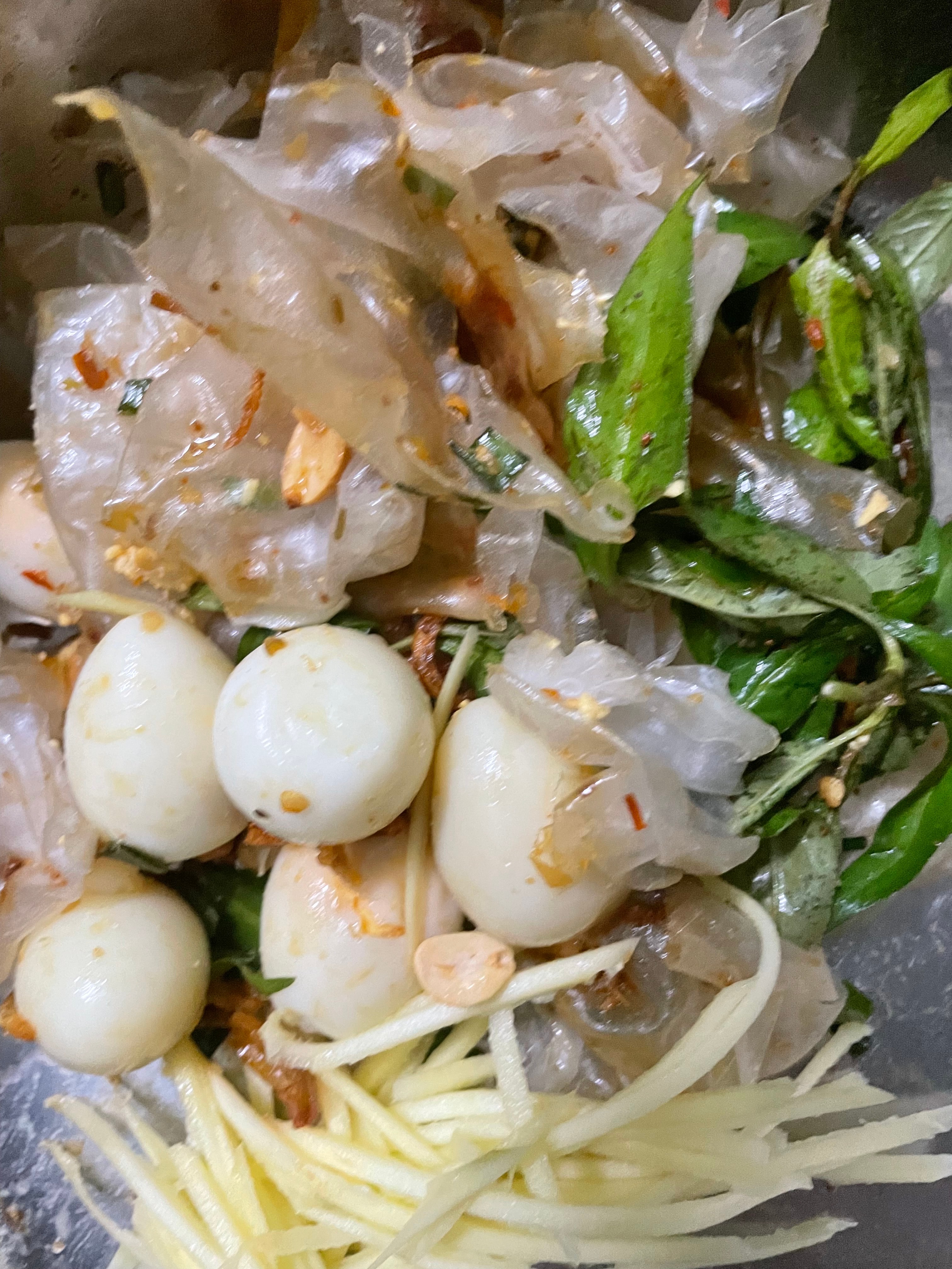 Hình ảnh Bánh tráng mỡ hành thập cẩm