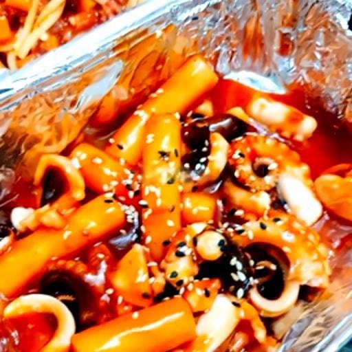 Hình ảnh Bạch tuộc sốt tokbokki