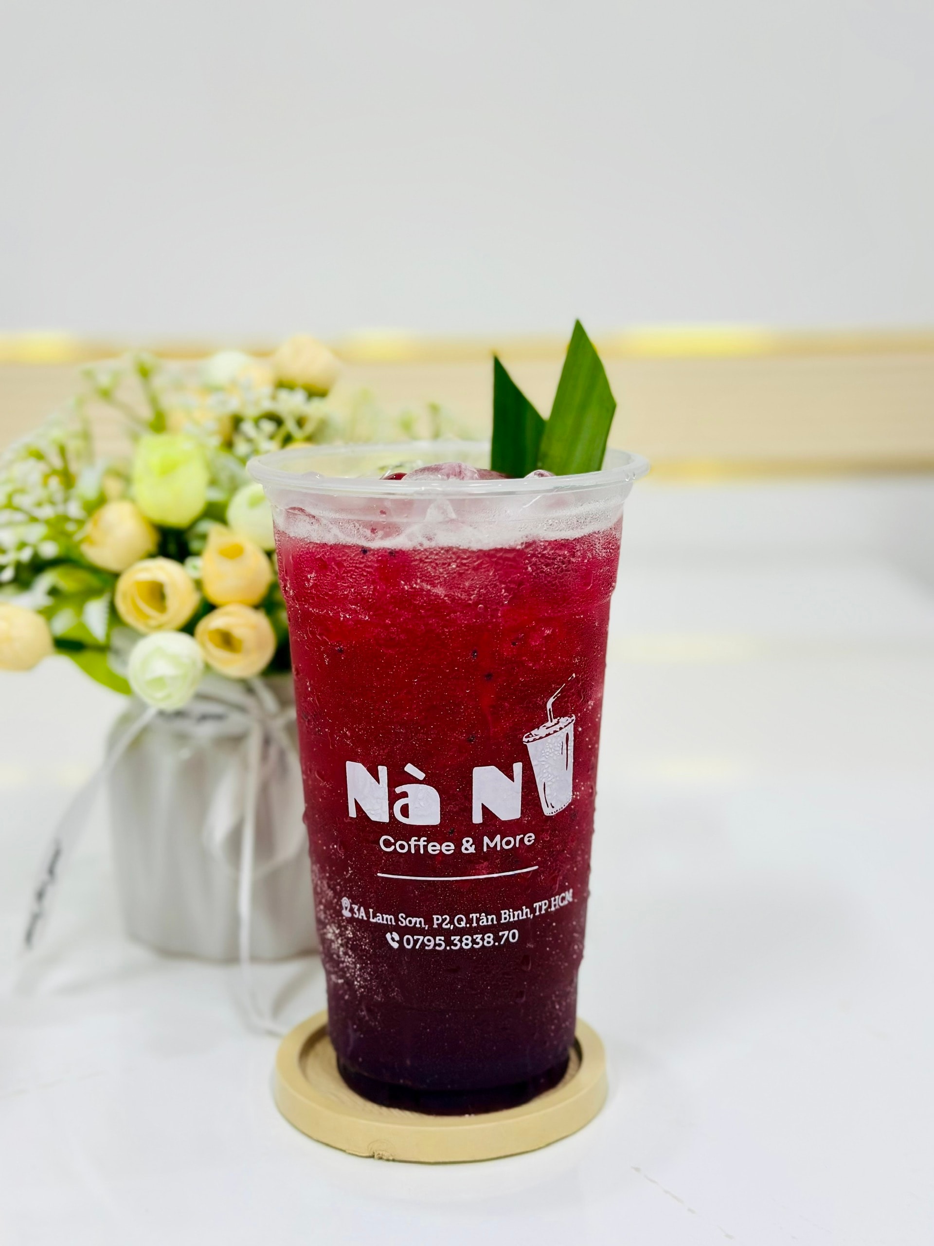 Hình ảnh Trà đào hông dứa vàng
