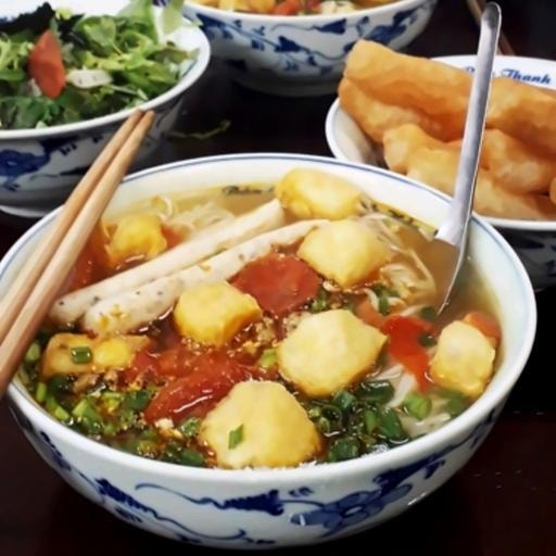 Hình ảnh Bánh Đa Riêu Cua Giò Đậu