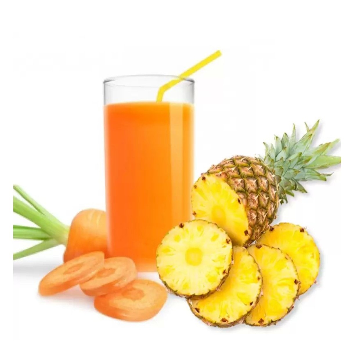 Hình ảnh Nước ép Thơm & Cà Rốt 