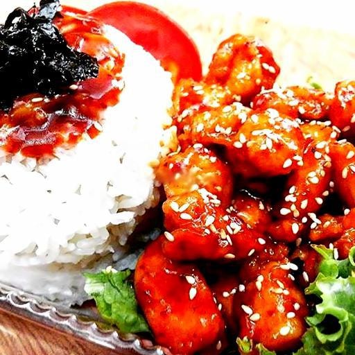 Hình ảnh Cơm gà viên sốt