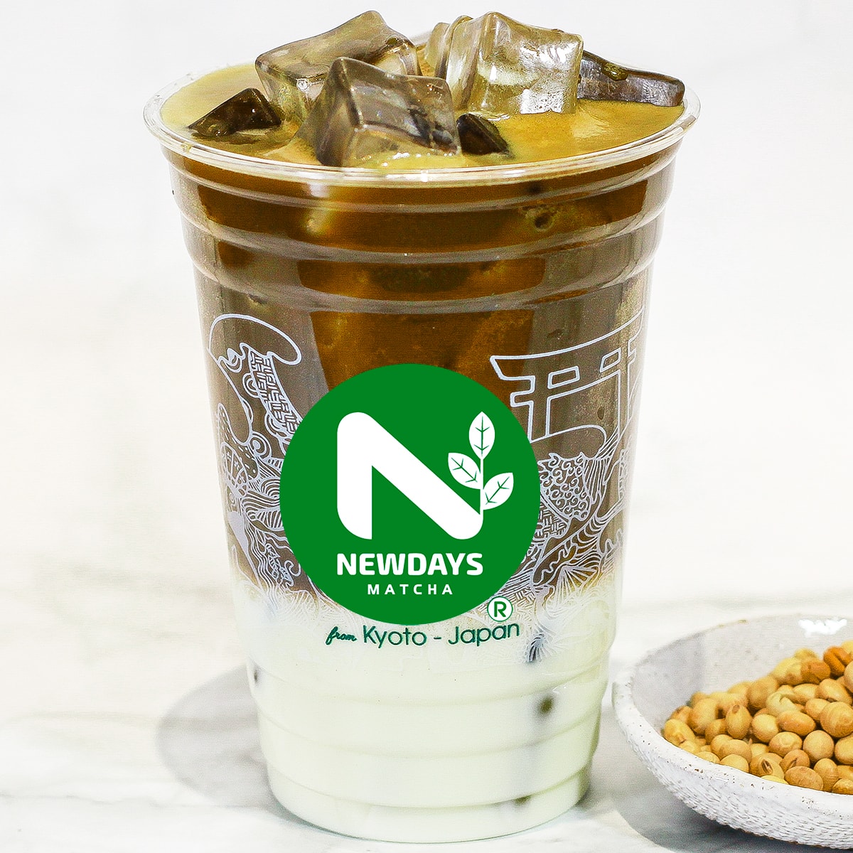 Hình ảnh Houjicha Đậu Nành 600ml