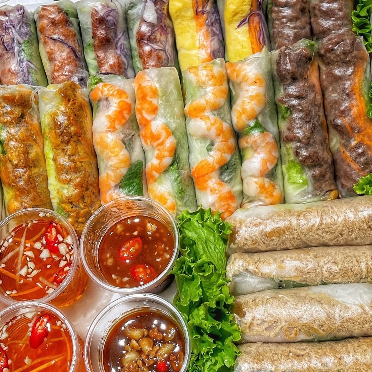 Hình ảnh Combo 20 gỏi : 5 tôm to+ 5tôm thịt + 5 bò xào + 5 thịt bắp giò heo rút xương