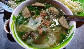 Hình ảnh Bún bò mọc viên